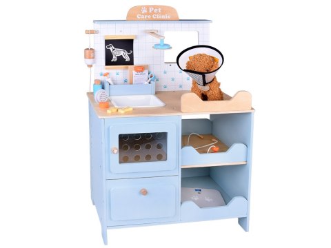 JOKOMISIADA Drewniany szpital dla zwierząt Weterynarz dla dzieci piesek pluszowy ZA5939