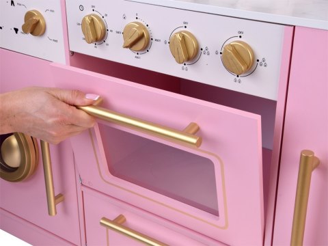 JOKOMISIADA Duża kuchnia drewniana interaktywna glamour złote dodatki ekspres ZA5933