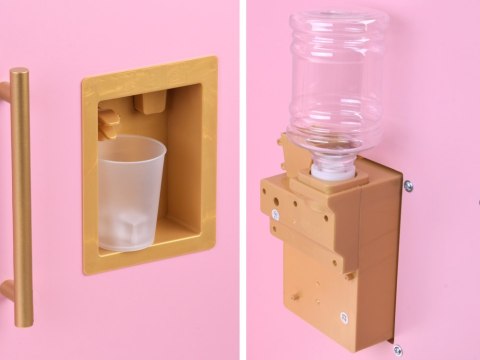 JOKOMISIADA Duża kuchnia drewniana interaktywna glamour złote dodatki ekspres ZA5933