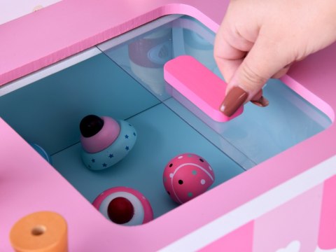 JOKOMISIADA Duża pastelowa budka z 8 lodami LODZIARNIA drewniana dla dzieci ZA5945