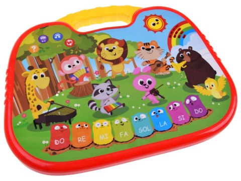 JOKOMISIADA Edukacyjne interaktywne organki ze zwierzątkami odgłosy melodie ZA5955