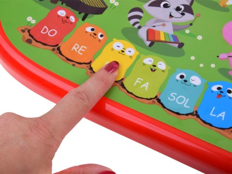 JOKOMISIADA Edukacyjne interaktywne organki ze zwierzątkami odgłosy melodie ZA5955