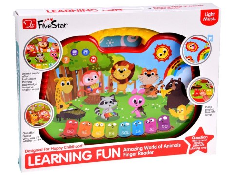 JOKOMISIADA Edukacyjne interaktywne organki ze zwierzątkami odgłosy melodie ZA5955