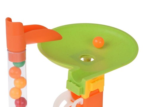 JOKOMISIADA Klocki 63ele tor kulkowy kulodrom zjeżdżalnia dla kulek ZA5980