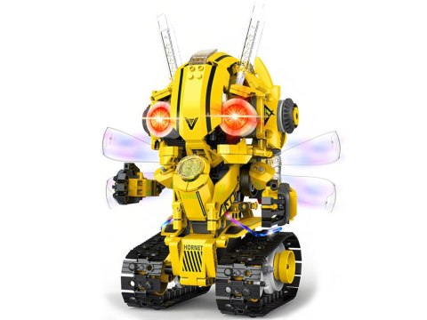 JOKOMISIADA Klocki Techniczne Robots Pro 5w1 Zestaw Pilot + światło LED 673ele RC0743