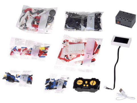 JOKOMISIADA Klocki Techniczne Robots Pro 5w1 Zestaw z Pilotem i Ekranem LED RC0741