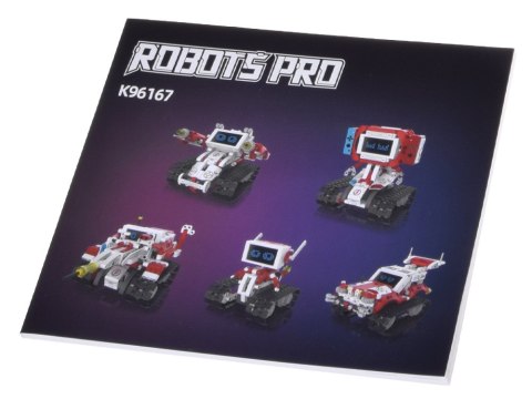 JOKOMISIADA Klocki Techniczne Robots Pro 5w1 Zestaw z Pilotem i Ekranem LED RC0741