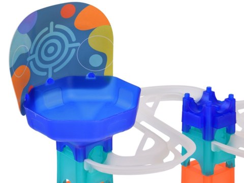JOKOMISIADA Kolorowy Tor kulkowy Marble Run DIY z wyrzutnią 58-ele ZA5979