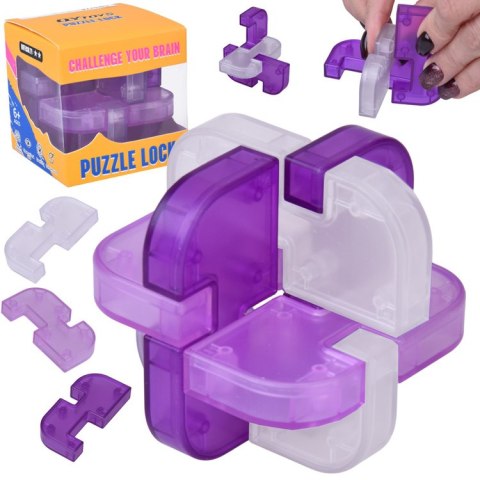 JOKOMISIADA Kostka Puzzle Lock Układanka logiczna Łamigłówka 3D GR0778