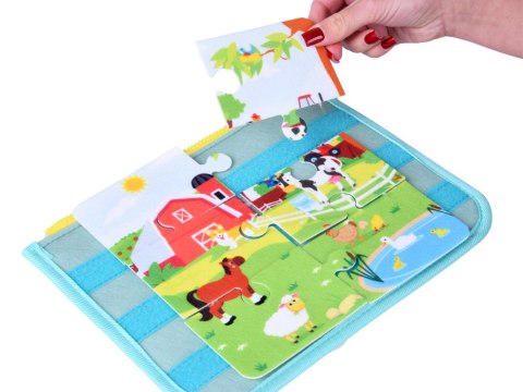 JOKOMISIADA Książka manipulacyjna Montessori - 28 sensorycznych aktywności ZA5943