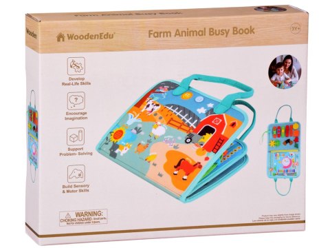 JOKOMISIADA Książka manipulacyjna Montessori - 28 sensorycznych aktywności ZA5943