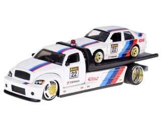 JOKOMISIADA Maisto Licencjonowane Auta Metalowe 1:64 Flatbed i BMW M3 1988 ZA5958