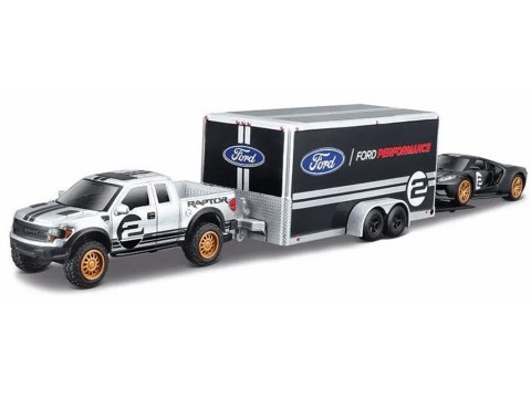JOKOMISIADA Maisto Licencjonowane Auta Metalowe Ford Raptor i Ford GT Heritage ZA5961