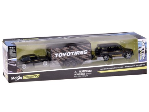 JOKOMISIADA Maisto Licencjonowane Auta Metalowe Mercedes-Benz G 1988 i BMW M3 E30 ZA5960