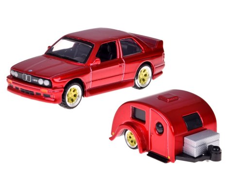 JOKOMISIADA Maisto Licencjonowane Auto Metalowe BMW M3 1988 Przyczepa kempingowa ZA5967