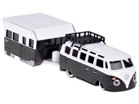 JOKOMISIADA Maisto licencjonowane auto Volkswagen VAN Samba przyczepa 1:64 ZA5959