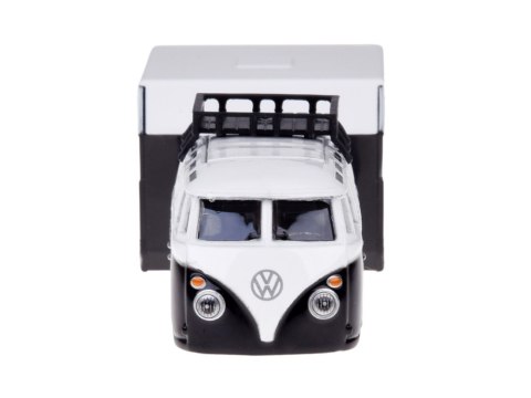 JOKOMISIADA Maisto licencjonowane auto Volkswagen VAN Samba przyczepa 1:64 ZA5959