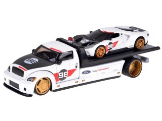 JOKOMISIADA Maisto zestaw auto metalowe Flatbed Ford GT Heritage 2021 1:64 ZA5957