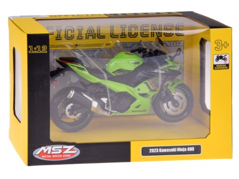JOKOMISIADA Model motocykla Kawasaki Ninja 400 2023 - Motocykl skala 1:12 ZA5952