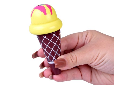 JOKOMISIADA Słodka LODZIARNIA drewniana dla dzieci na kółkach + zestaw do lodów ZA5946