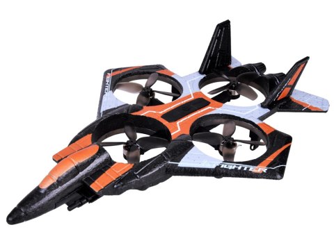 JOKOMISIADA Strzelający DRON Combat - zdalne sterowanie rękawicą i pilotem RC0750