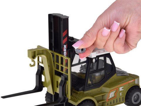 JOKOMISIADA WÓZEK WIDŁOWY z ruchomymi widłami + efekty świetlne i dźwiękowe ZA5978