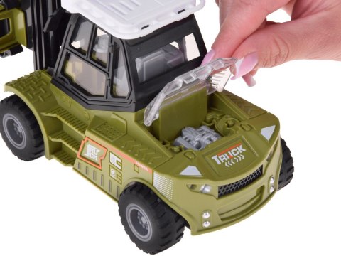 JOKOMISIADA WÓZEK WIDŁOWY z ruchomymi widłami + efekty świetlne i dźwiękowe ZA5978