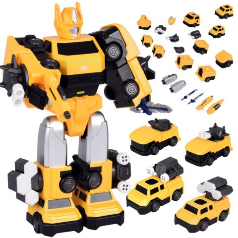 JOKOMISIADA Zabawka Robot Magnetyczny Transformer 2w1- duża figurka - akcesoria ZA6009