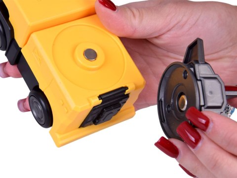 JOKOMISIADA Zabawka Robot Magnetyczny Transformer 2w1- duża figurka - akcesoria ZA6009