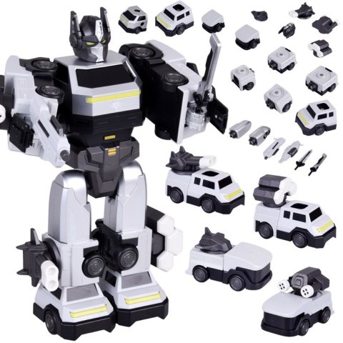 JOKOMISIADA Zabawka Robot Magnetyczny Transformer 2w1- duża figurka - akcesoria ZA6009