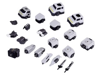 JOKOMISIADA Zabawka Robot Magnetyczny Transformer 2w1- duża figurka - akcesoria ZA6009