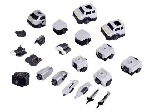 JOKOMISIADA Zabawka Robot Magnetyczny Transformer 2w1- duża figurka - akcesoria ZA6009