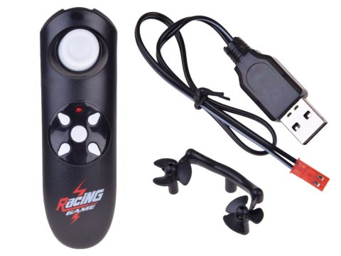 JOKOMISIADA Zdalnie sterowany świecący WINDSURFER pływający na pilota RC0740