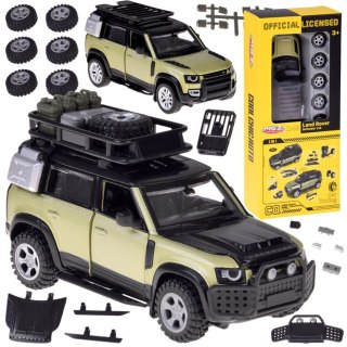 JOKOMISIADA Zestaw Metalowe Auto TUNING Licencjonowany Land Rover Defender 110 ZA5950