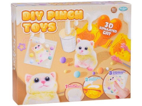 JOKOMISIADA Zestaw kreatywny seria: Zrób to sam KOTY GLUTY - antystresowy brelok ZA5983