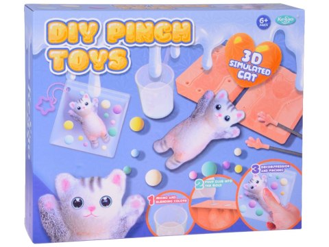 JOKOMISIADA Zestaw kreatywny seria: Zrób to sam KOTY GLUTY - antystresowy brelok ZA5984