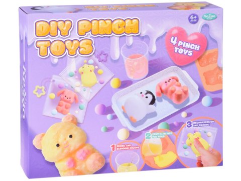 JOKOMISIADA Zestaw kreatywny seria: Zrób to sam ZWIERZAKI GLUTY - breloki 3D DIY ZA5985