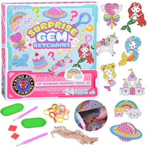 JOKOMISIADA Zrób to sam DIY Bajkowa wyklejanka - HAFT diamentowy - breloczki ZA6019