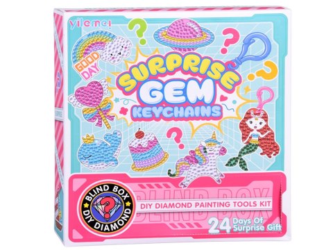 JOKOMISIADA Zrób to sam DIY Bajkowa wyklejanka - HAFT diamentowy - breloczki ZA6019