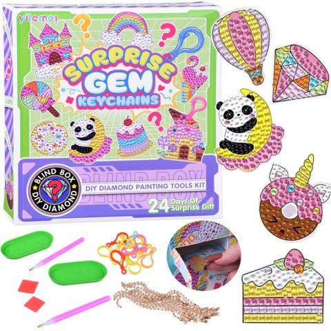 JOKOMISIADA Zrób to sam DIY Bajkowa wyklejanka - HAFT diamentowy - breloczki ZA6020