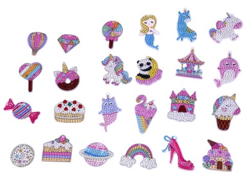 JOKOMISIADA Zrób to sam DIY Bajkowa wyklejanka - HAFT diamentowy - breloczki ZA6020