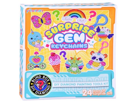 JOKOMISIADA Zrób to sam DIY Bajkowa wyklejanka - HAFT diamentowy - breloczki ZA6021