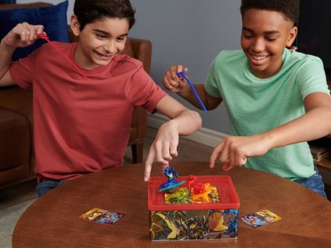 Mattel Bakugan-puszka kolekcjonerska z figurkami i kartami ZA5994