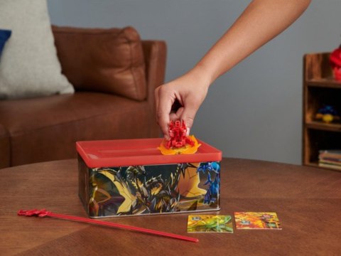 Mattel Bakugan-puszka kolekcjonerska z figurkami i kartami ZA5994