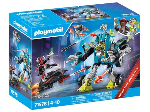 Playmobil Klocki Playmobil 71578 Robot kontra Szybowiec Zestaw 96 elem ZA5993