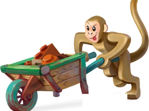 Rebel Rebel Gra planszowo-konstrukcyjna LEGO Monkey Palace GR0774