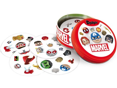 Rebel Rebel Karciana gra Dobble Marvel Emoji - okrągłe karty do gry GR0773