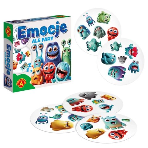 Alexander Alexander Gra karciana Ale pary Emocje - okrągłe karty GR0787