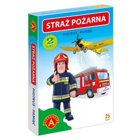 Alexander Alexander Karciana gra pamięciowa Karty Piotruś - Straż pożarna GR0807