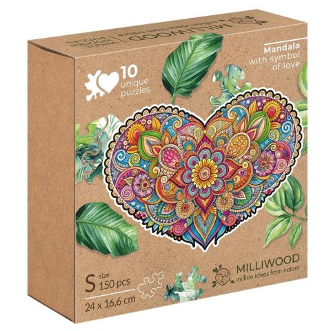 Alexander Alexander Mandala MIŁOŚCI z miłością - drewniane puzzle 150 ele ZA6079